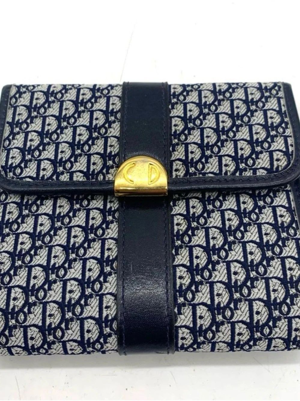 Vintage Christian Dior Navy Wallet